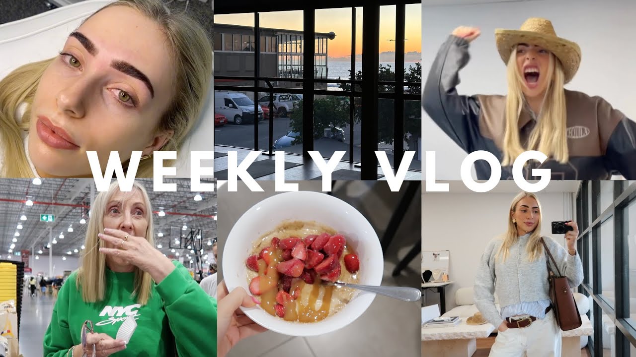 WEEKLY VLOG: costco trip, sunrise beach walks & work days !!!