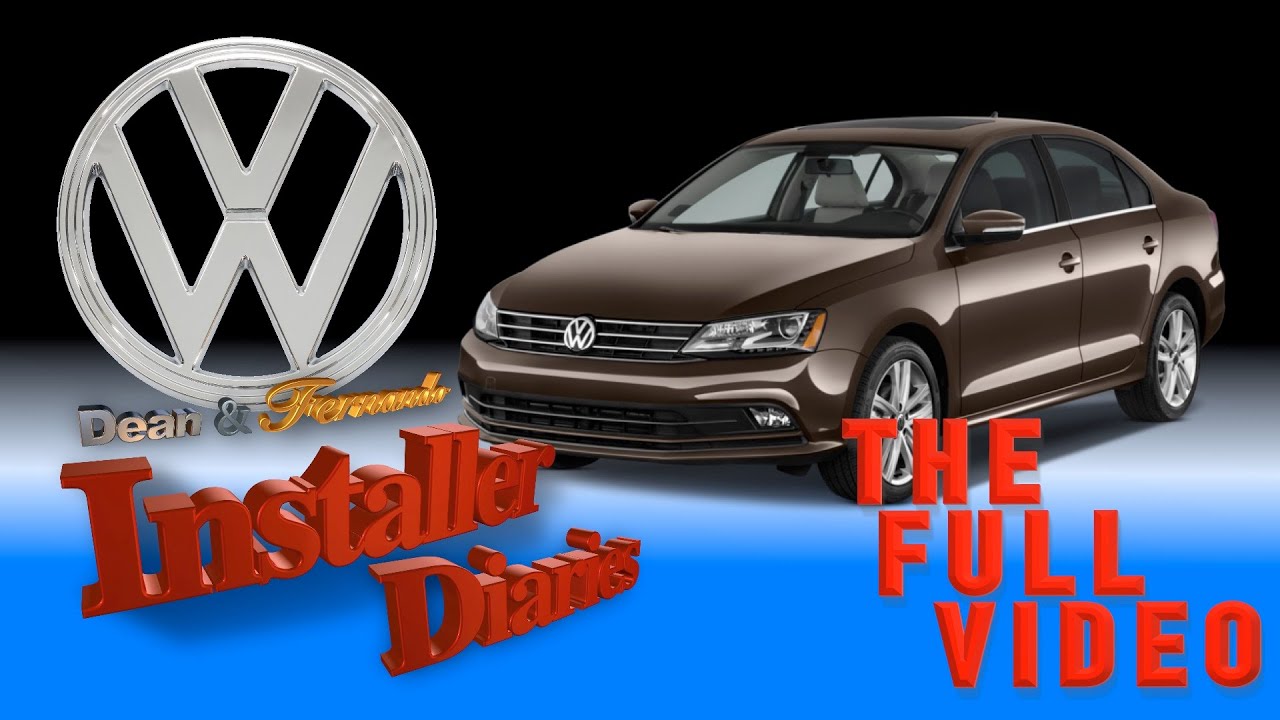 Полная установка автомагнитолы в VW Jetta