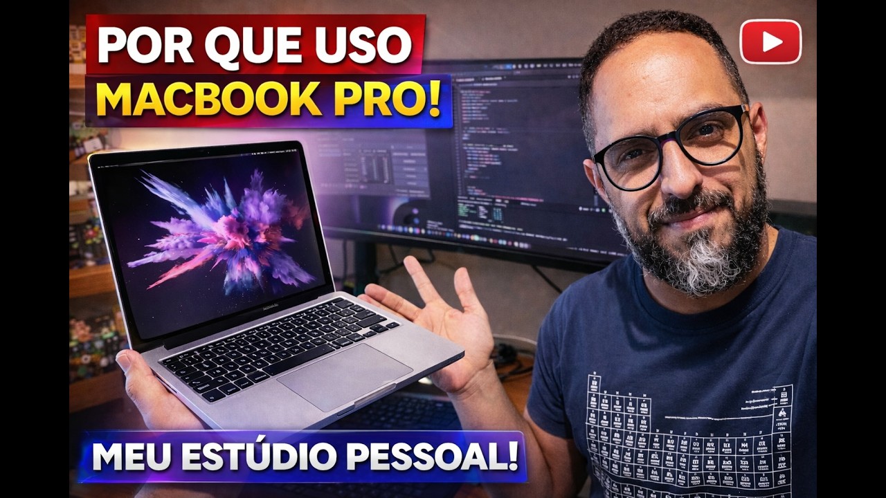 Por Que Uso MacBook Pro? Meu Estúdio Pessoal de Programação!