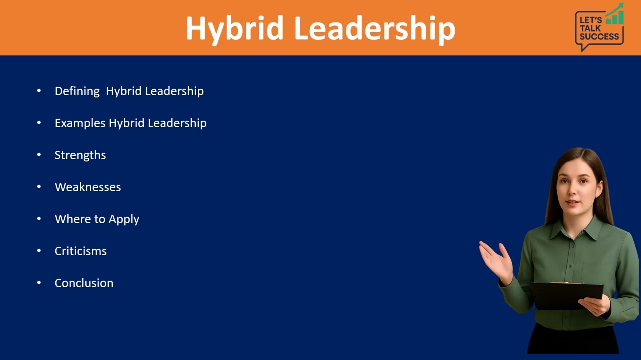 Hybrid Leadership #HybridLeadership #LeadershipStyles #LetsTalkSuccess #ManagementTips