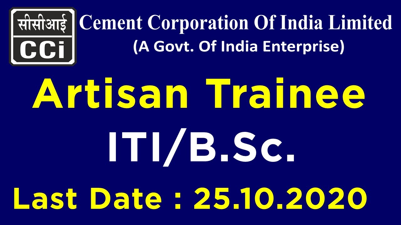 CCI Ltd Trainee Recruitment 2020 | Cement Corporation of India Vacancy 2020 | Employments Point