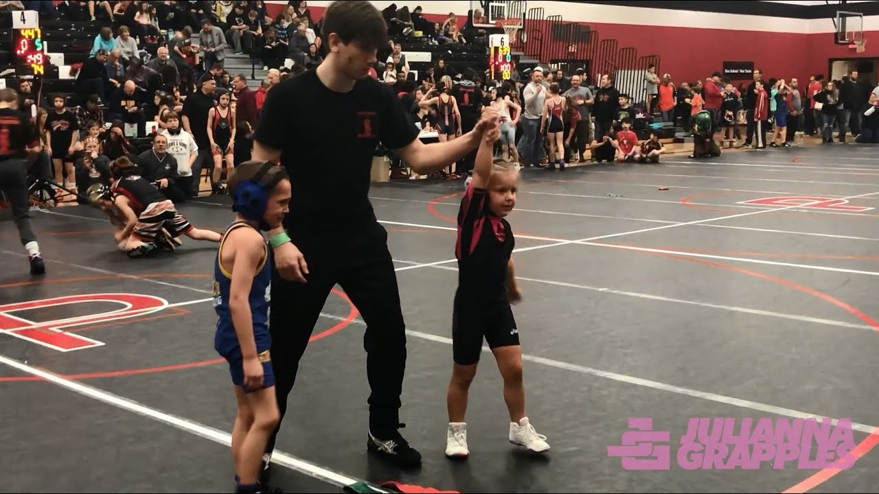 6 year old wrestling match - 1st place match Youth Wrestling