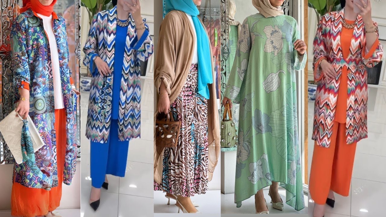 ملابس محجبات للعيد 2023 🔝موضة صيف 2023🌟Hijabi girl 🌟 Culture hijab 🌼 Hijab styles 2023