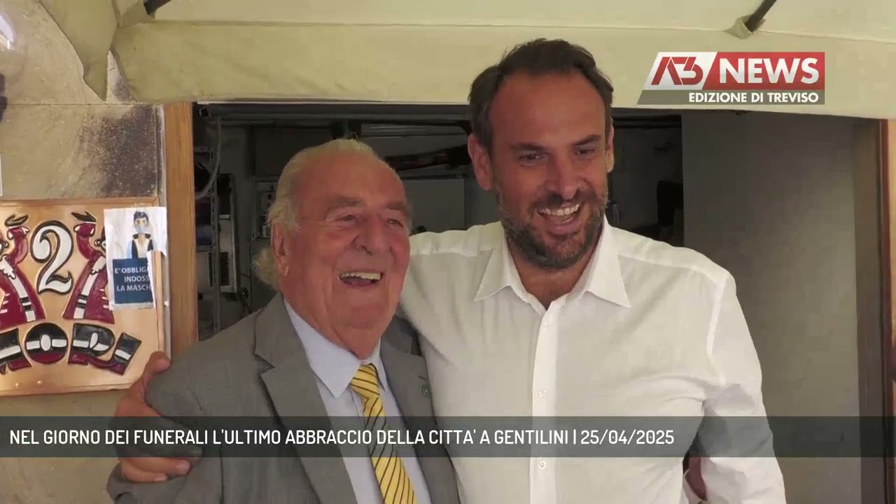 NEL GIORNO DEI FUNERALI L'ULTIMO ABBRACCIO DELLA CITTA' A GENTILINI | 25/04/2025