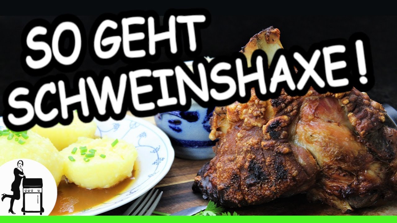 Schweinshaxe mit Soße für alle - Rezept für Grill UND Backofen