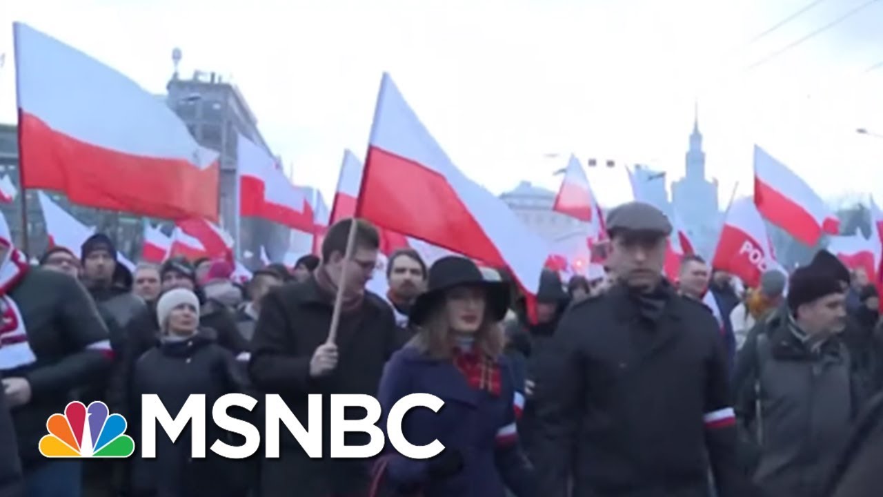 Why Are Polish Nationals Chanting Pro-Nazi Slogans? | Velshi & Ruhle | MSNBC