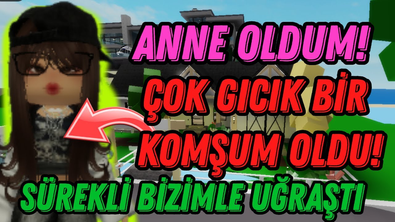 ANNE OLDUM! 😍 GICIK KOMŞUM PEŞİMİZİ BIRAKMIYOR!? 😲 NEREYE GİDERSEK PEŞİMİZDE! 😖 ROBLOX ROLEPLAY