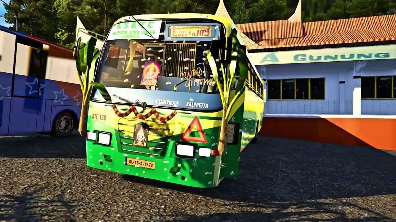 Sabarimala Trip 2025 | KSRTC Bus Journey ❤️‍🔥 Devotional Ayyappa Songs #ets2 #sabarimala #ayyappa