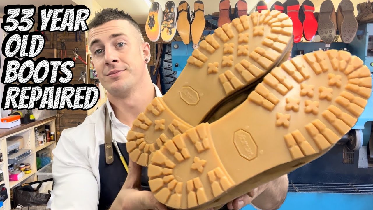33-летние TIMBERLANDS восстановлены — ремонт и реставрация винтажной обуви