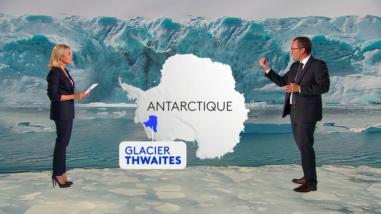 THWAITES, UN GLACIER SOUS  HAUTE SURVEILLANCE - JT 20h FRANCE 2 - 31/08/2023