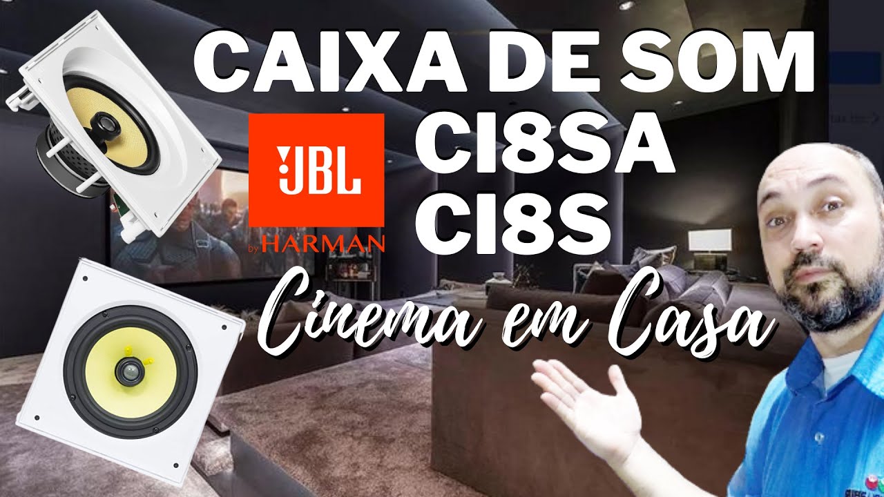 Uma Boa escolha para seu Home Theater caixa de som JBL CI8SA e CI8S Cinema em Casa