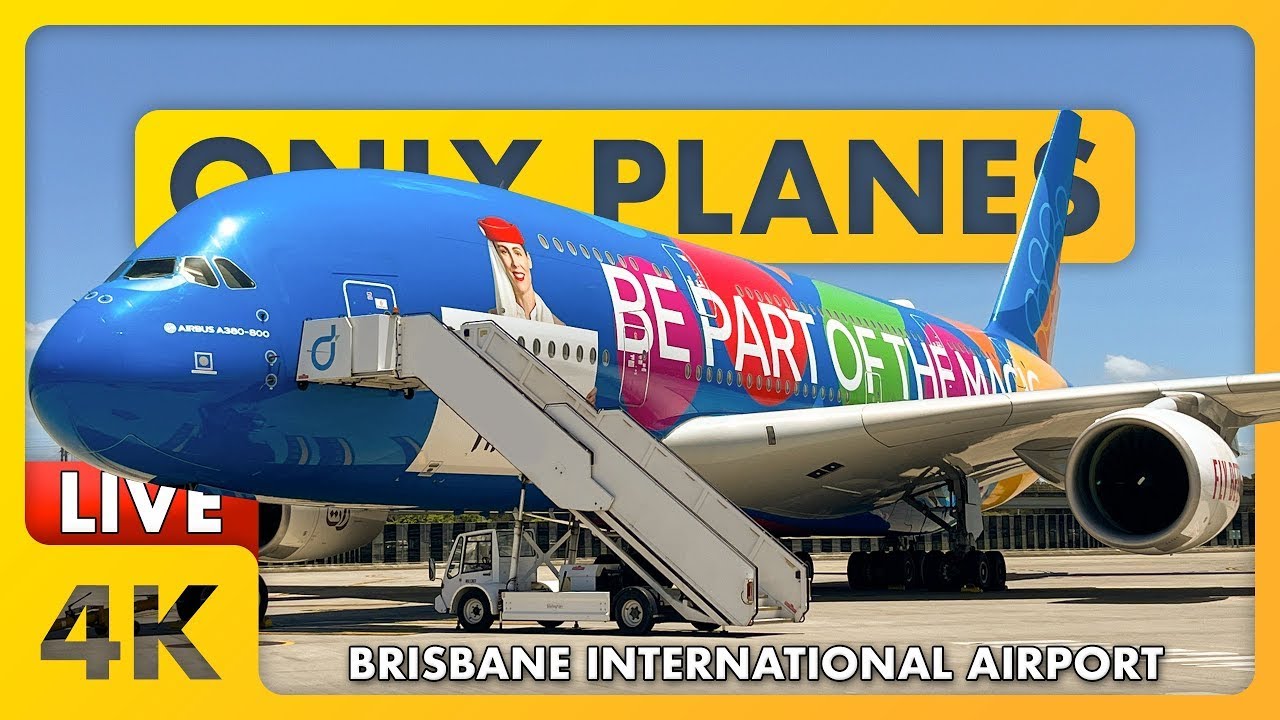 🔴 LIVE! No A380 departure 😢 Popup - Plane Spotting at BNE + ATC - Brisbane International