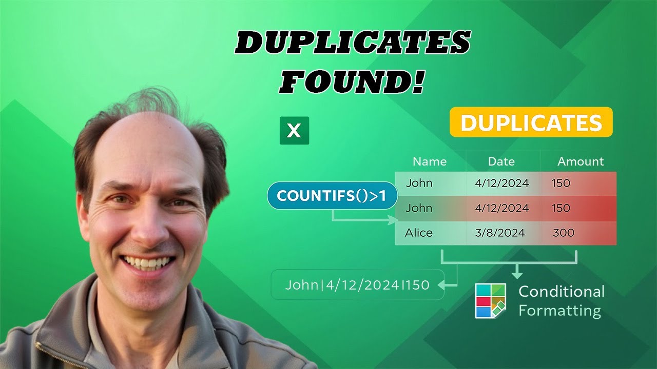 Stop Guessing! Find Duplicate Rows in Excel Using ONLY Formulas