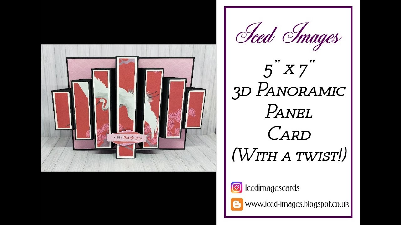 5x7 Panoramic Panel Card with a twist
