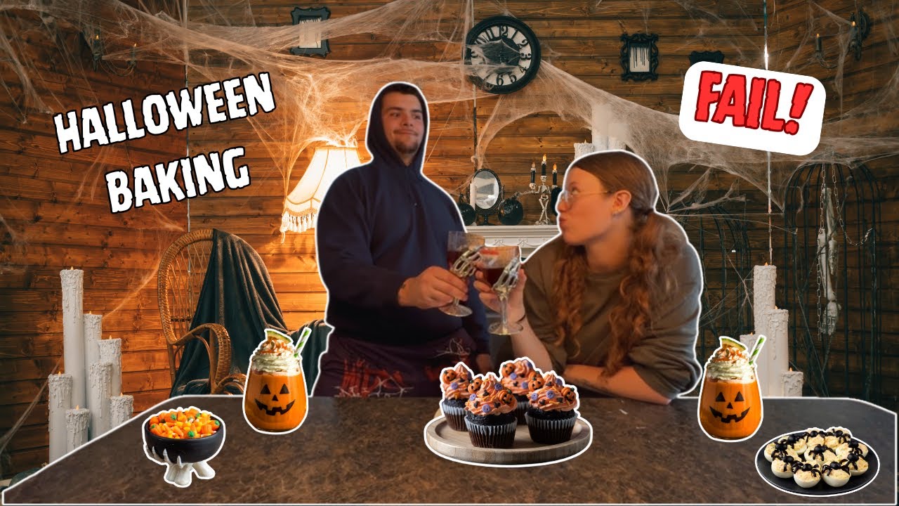 HALLOWEEN COUPLES BAKING CHALLENGE 🎃