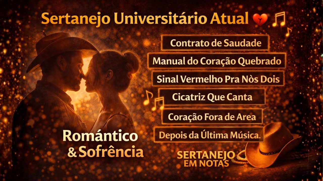 Sertanejo Universitário Autoral 🎶 | Contrato de Saudade, Cicatriz Que Canta & Mais Emoções