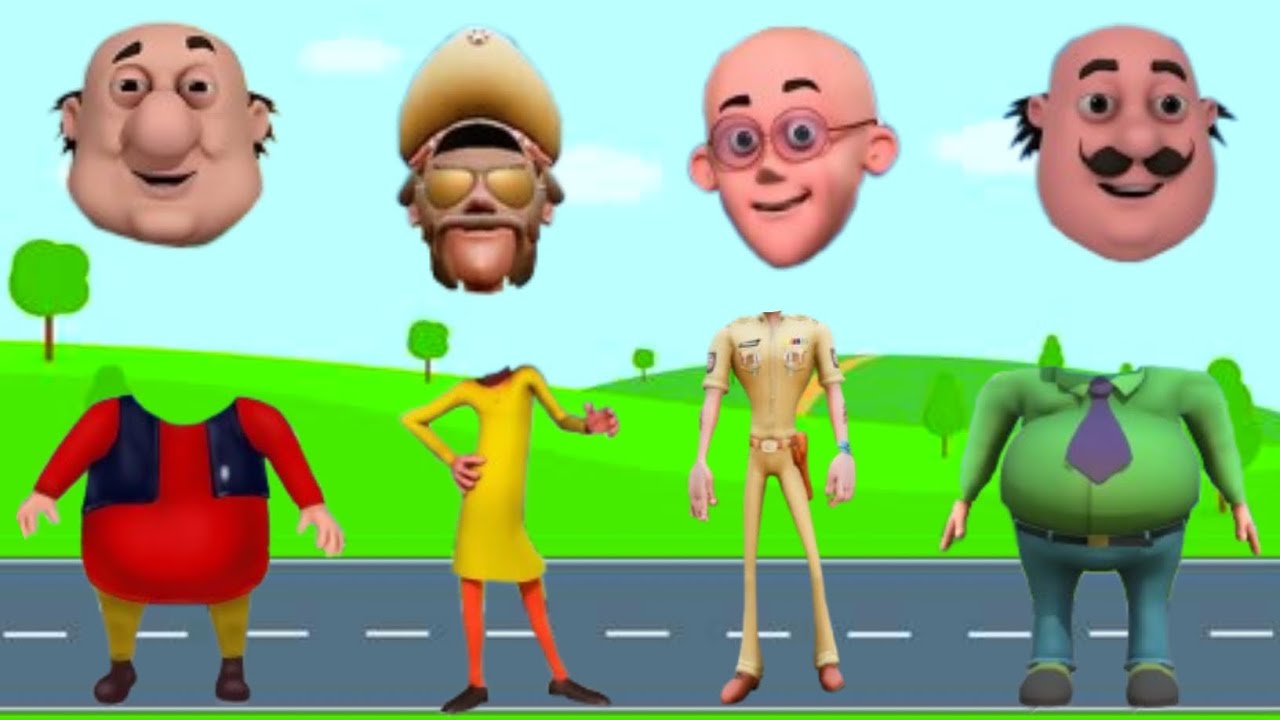 Comedy Best Indian Cartoon Body Face Matching