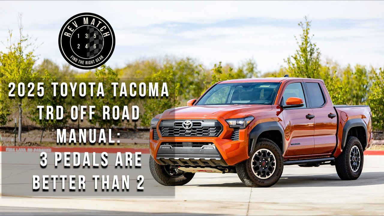 Toyota Tacoma TRD Off Road 2025 с механической коробкой передач: 3 педали лучше, чем 2.