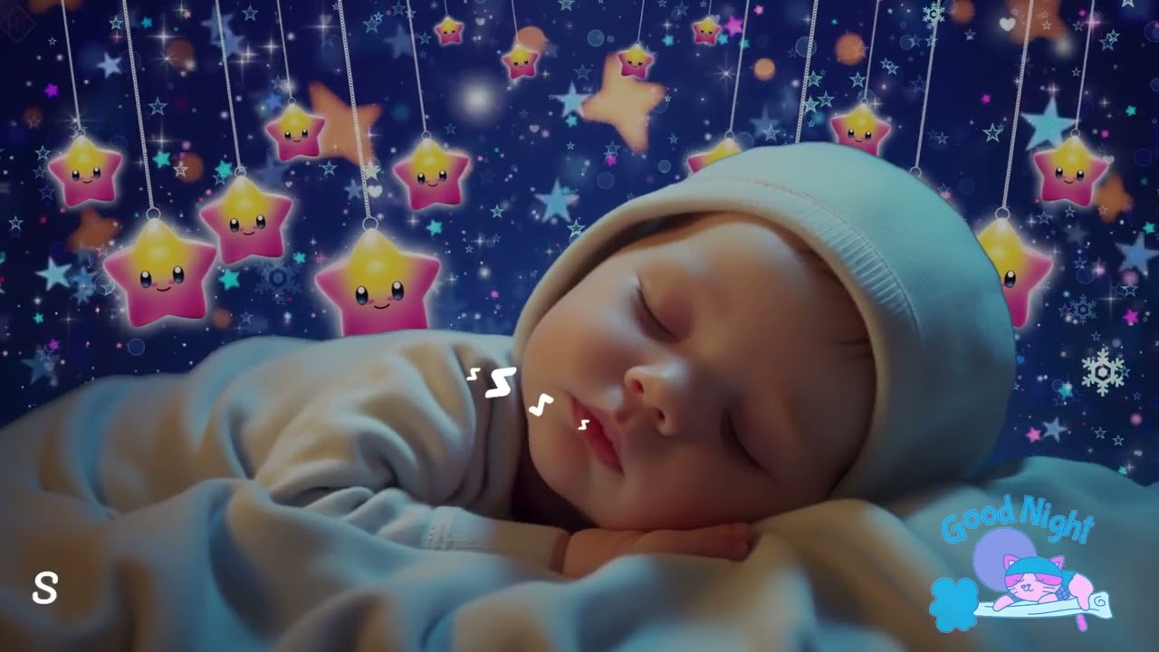 Baby Sleep Music 🌙 Instant Deep Calm in 3 Minutes 💤 Baby Sleep Fast 🎵 Mozart & Brahms Lullaby