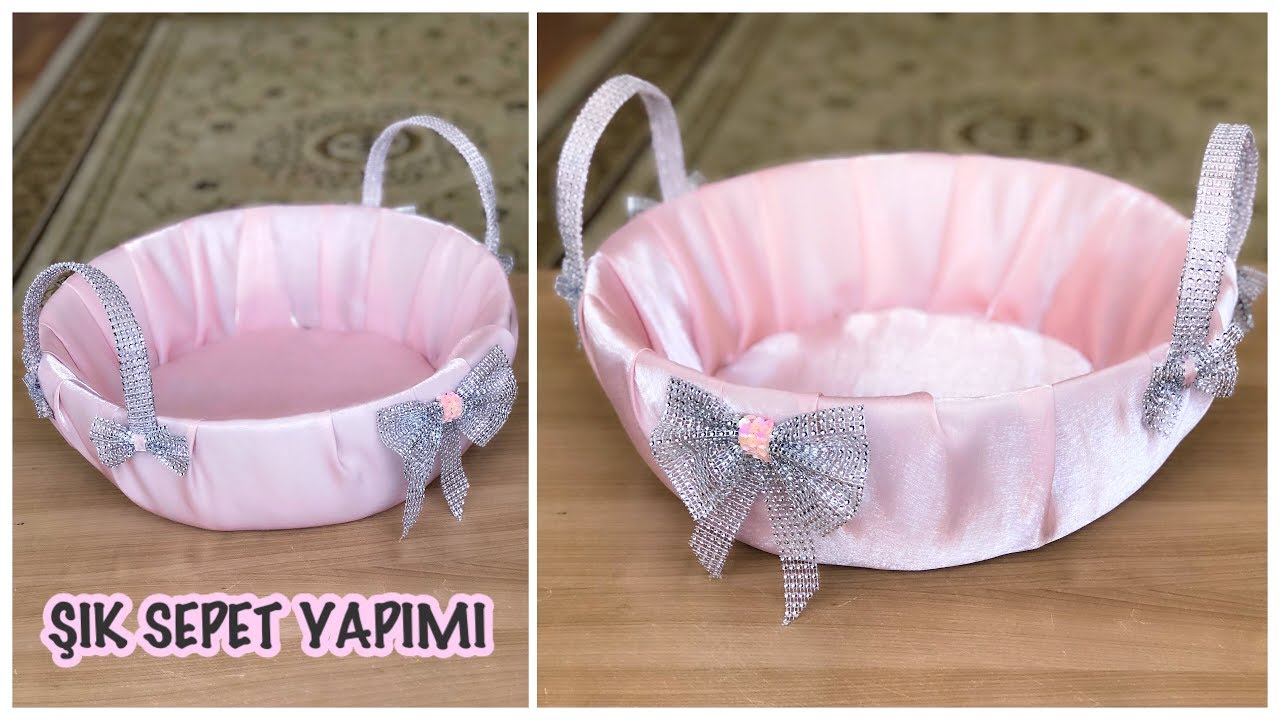 BU ŞIK SEPETİ NE İLE YAPTIĞIMA İNANAMAYACAKSINIZ!! | GERİ DÖNÜŞÜM | MAKING BASKET WITH BROKEN BOWL