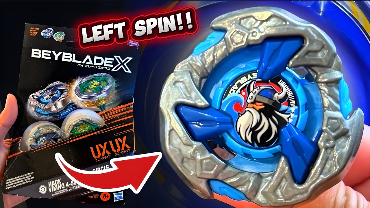 🚨Hasbro всё испортила‼️ Незаконное вращение влево! Взлом двойного набора Beyblade X Viking Ghost ...