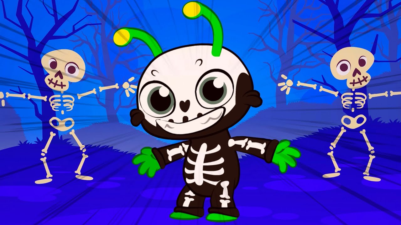 Familia Dedo SPOOKY! | Dibujos Infantiles | Groovy el Marciano