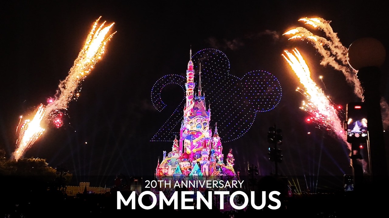 Momentous: 20th Anniversary Party in the Night Sky | Hong Kong Disneyland | #ZTravels