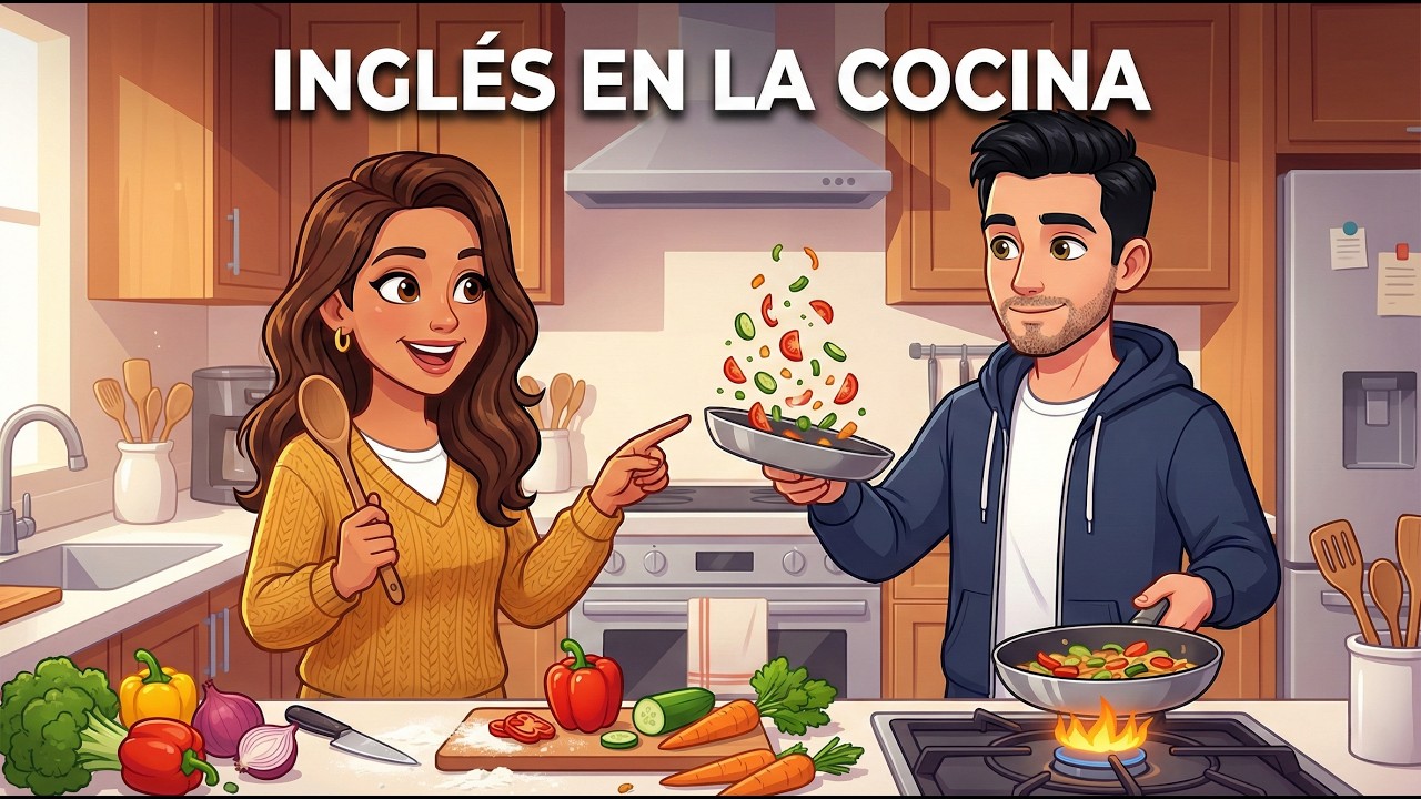 Inglés en la Cocina: Guía Completa para Padres y Niños (Vocabulario Diario)