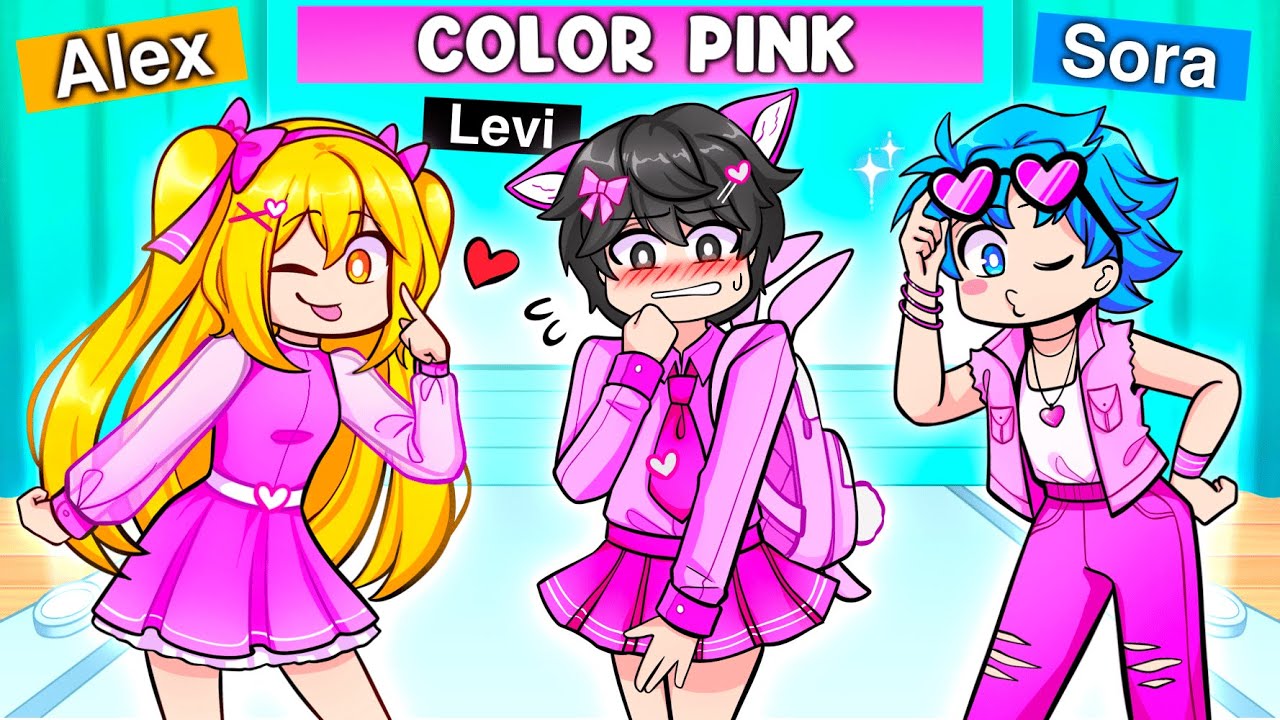 Our ONE COLOR CHALLENGE in Dress To Impress!