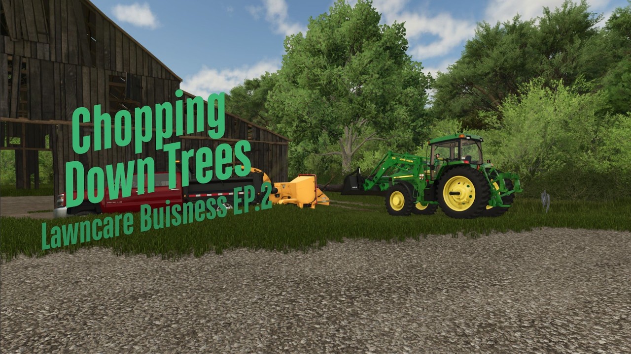 Chopping Down Trees |Lawncare Business|