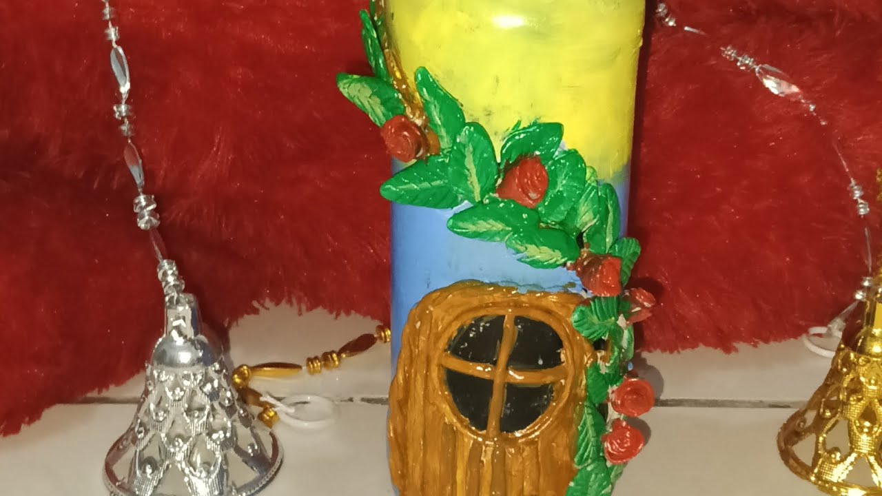 How to make fairy house for school craft and home decoration 