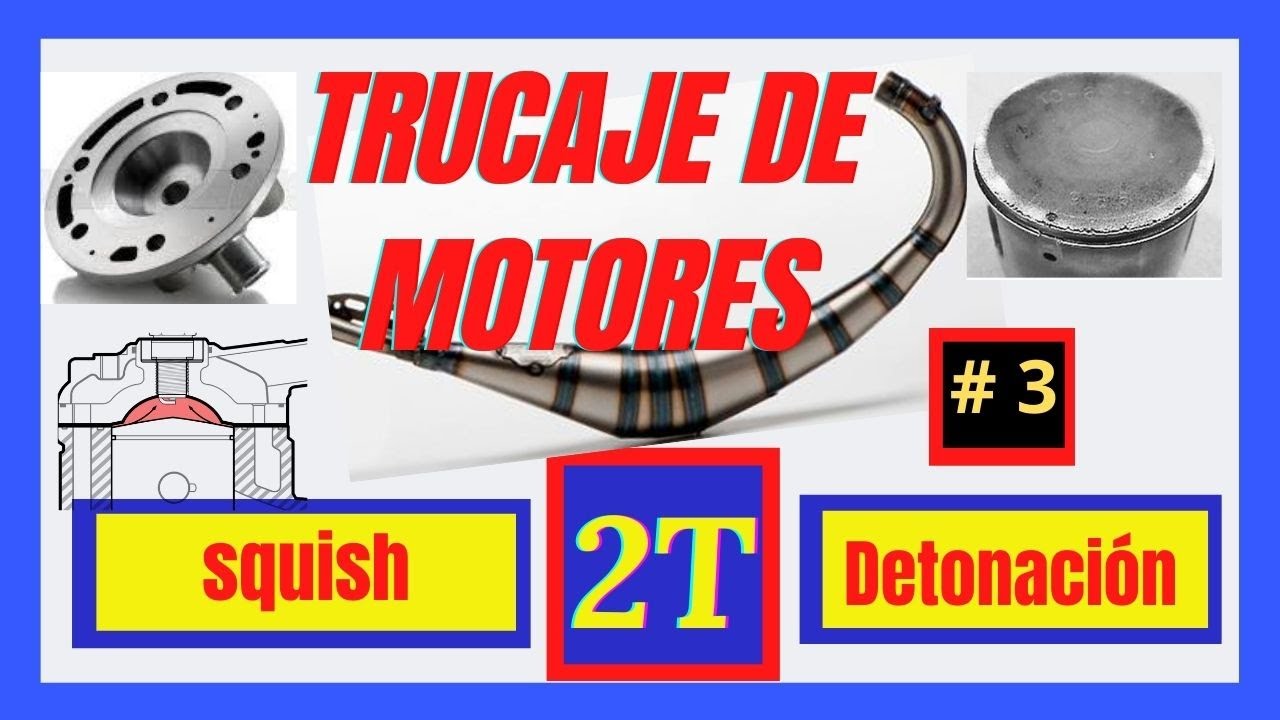Squish, Compresión, Detonación, Trucos en los motores 2T