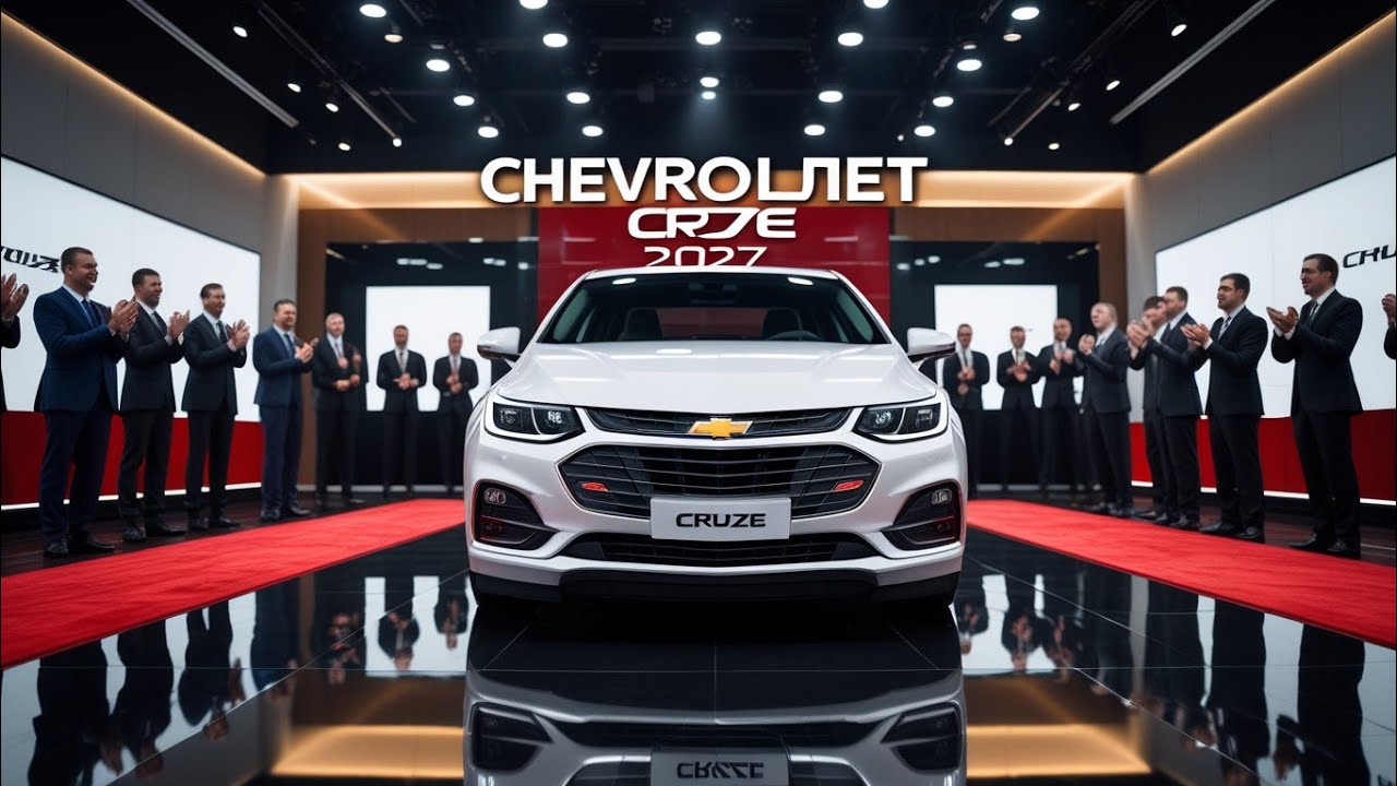 CHEVROLET CRUZE 2027 — Роскошная Белая Версия в Английском Шоуруме | Полный Обзор 9:01