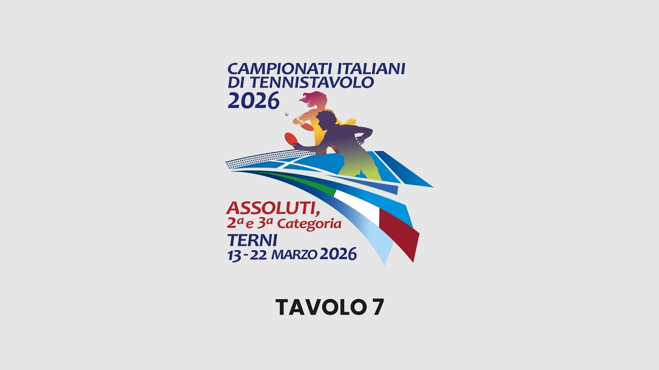 Tavolo 7 - Campionati Italiani 3^ cat. - Doppio - 14/03/26