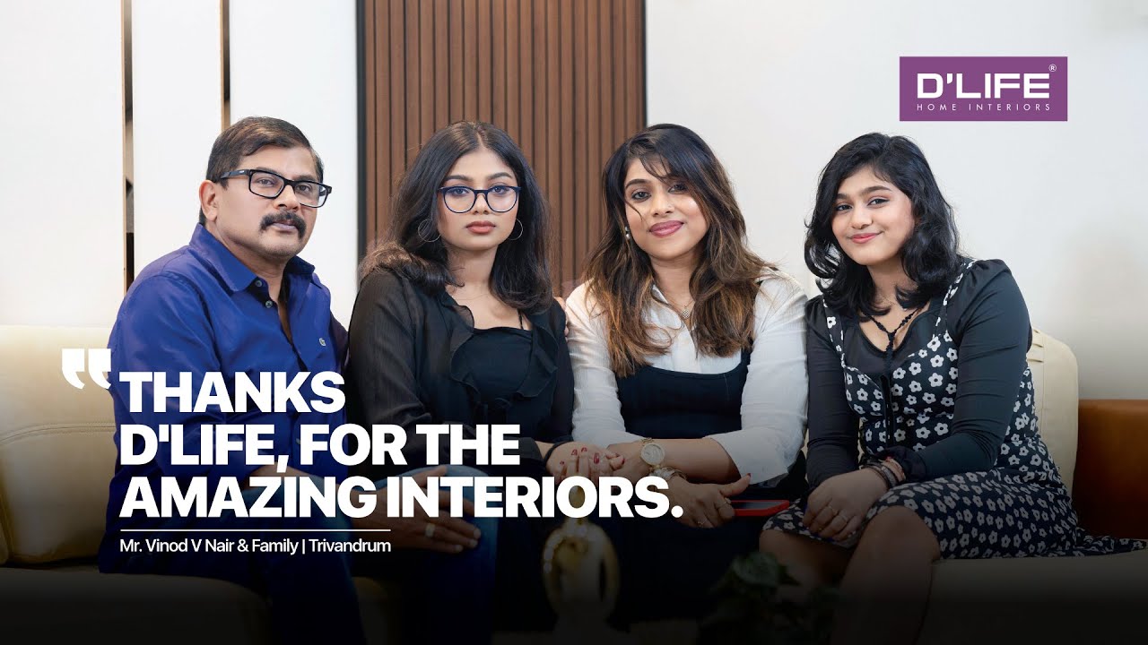 Crafting Dreams Into Reality: The Home Interior Project of Mr Vinod and Family at Trivandrum | DLIFE