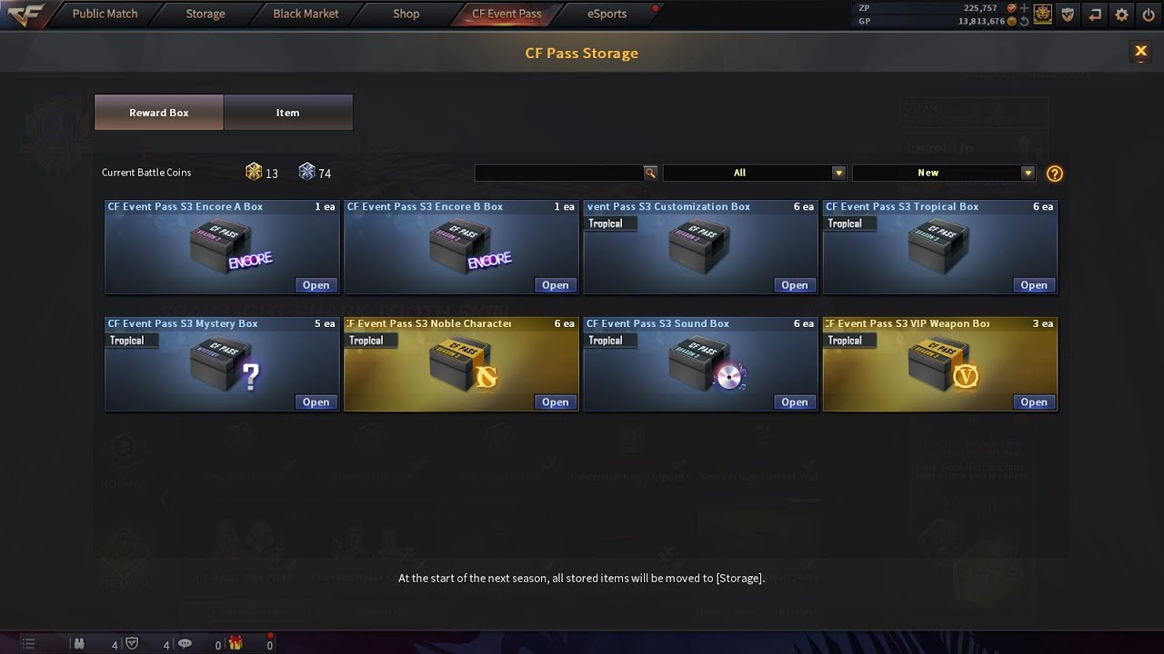 CrossFire West: Opening 34 Boxes Pass Season 3 After Hitting Level 100 in Tropical Getaway