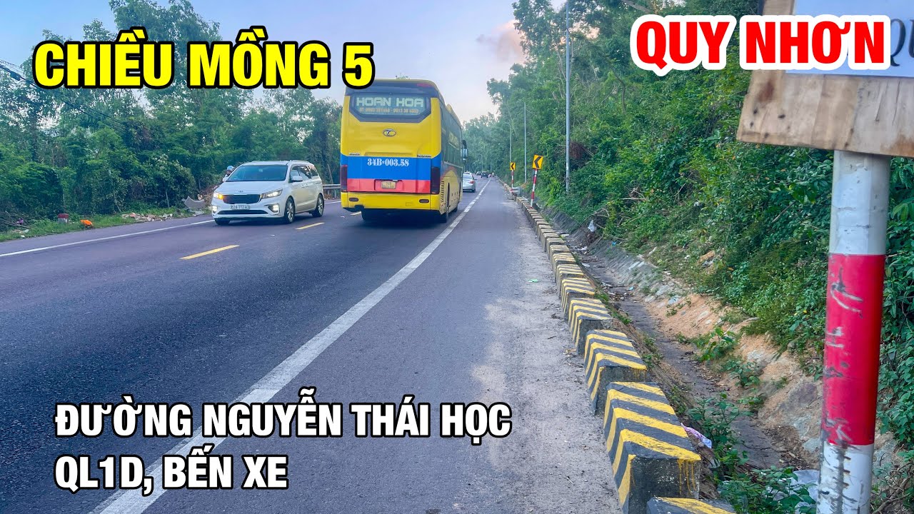 BẾN XE, ĐƯỜNG NGUYỄN THÁI HỌC VÀ QUỐC LỘ 1D CHIỀU MỒNG 5