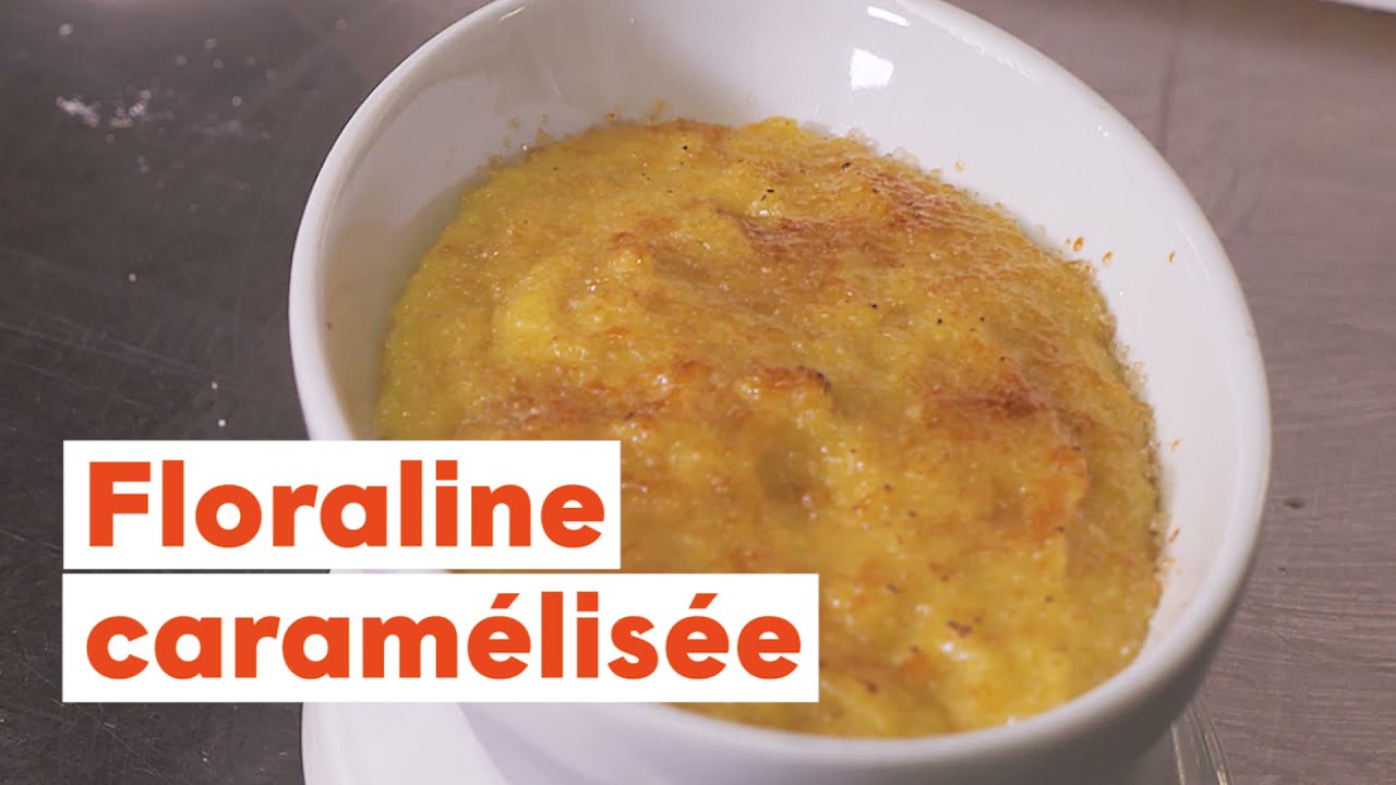 Floraline caramélisée par Lionel Levy, chef étoilé de l'hôtel InterContinental Marseille