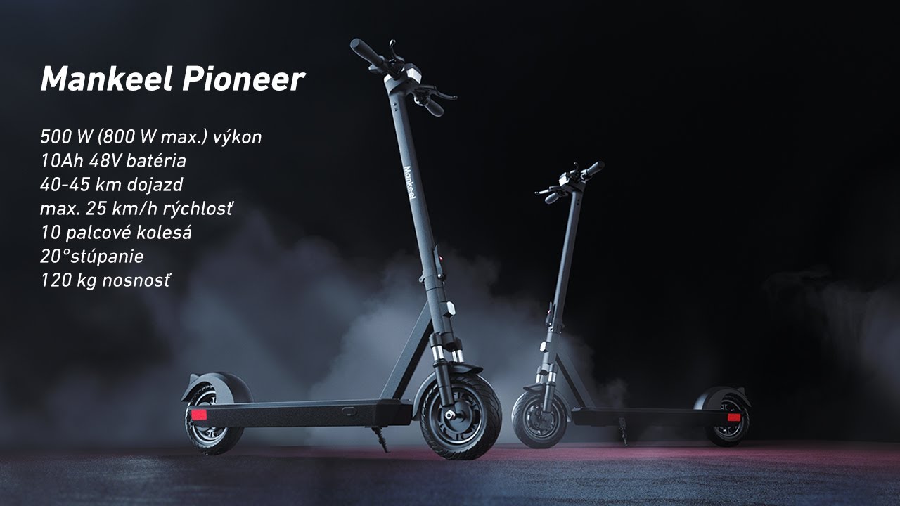 Mankeel Pioneer - nekompromisn&aacute; e-kolobežka s vysok&yacute;m v&yacute;konom