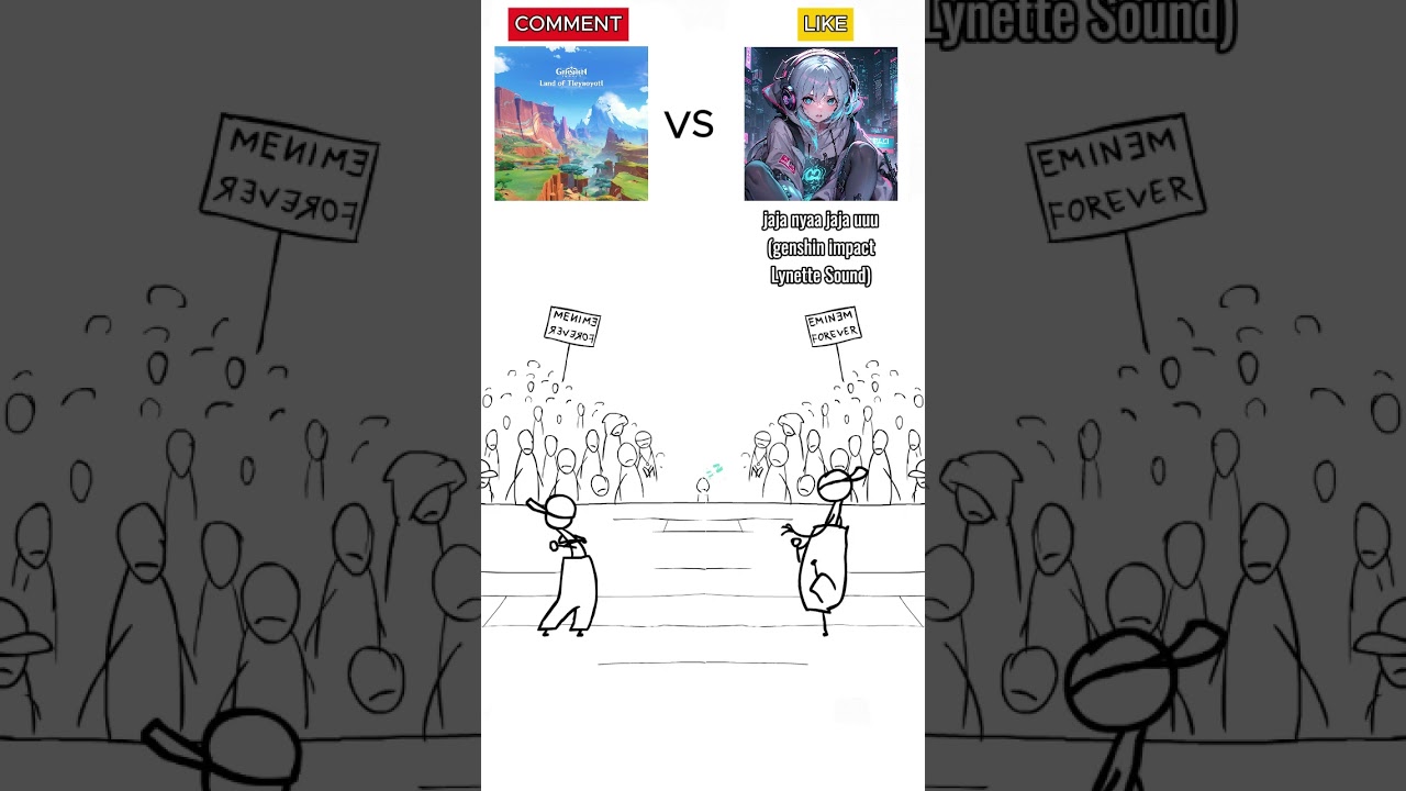 viral song #genshin vs #gaming, which side? #jajanyaajajauuu #genshinimpact #lynette