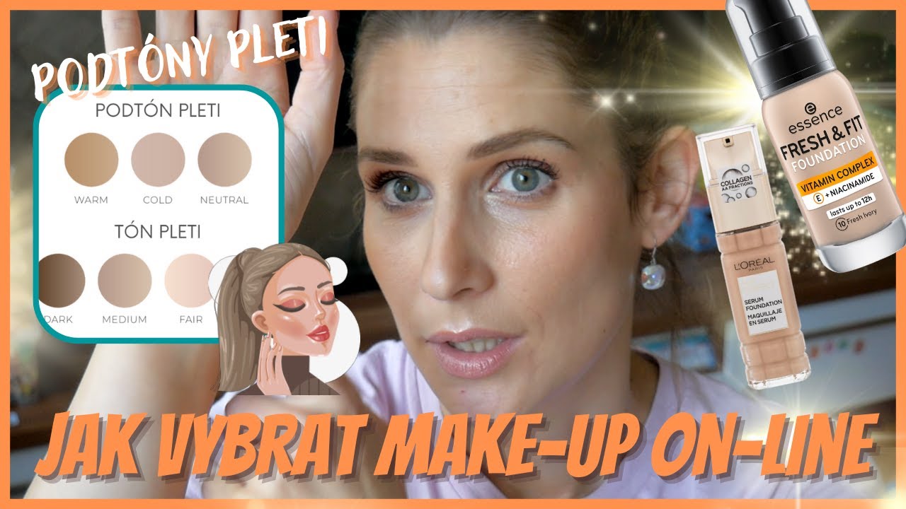 TIPY, JAK SI VYBRAT MAKE-UP PŘES INTERNET A JAK SI URČIT PODTÓN PLETI | Krásné s Baru