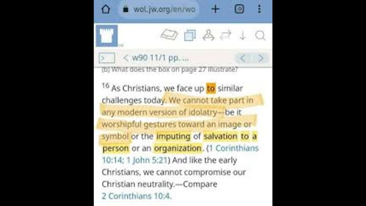 Come to the Org for Salvation...or not?