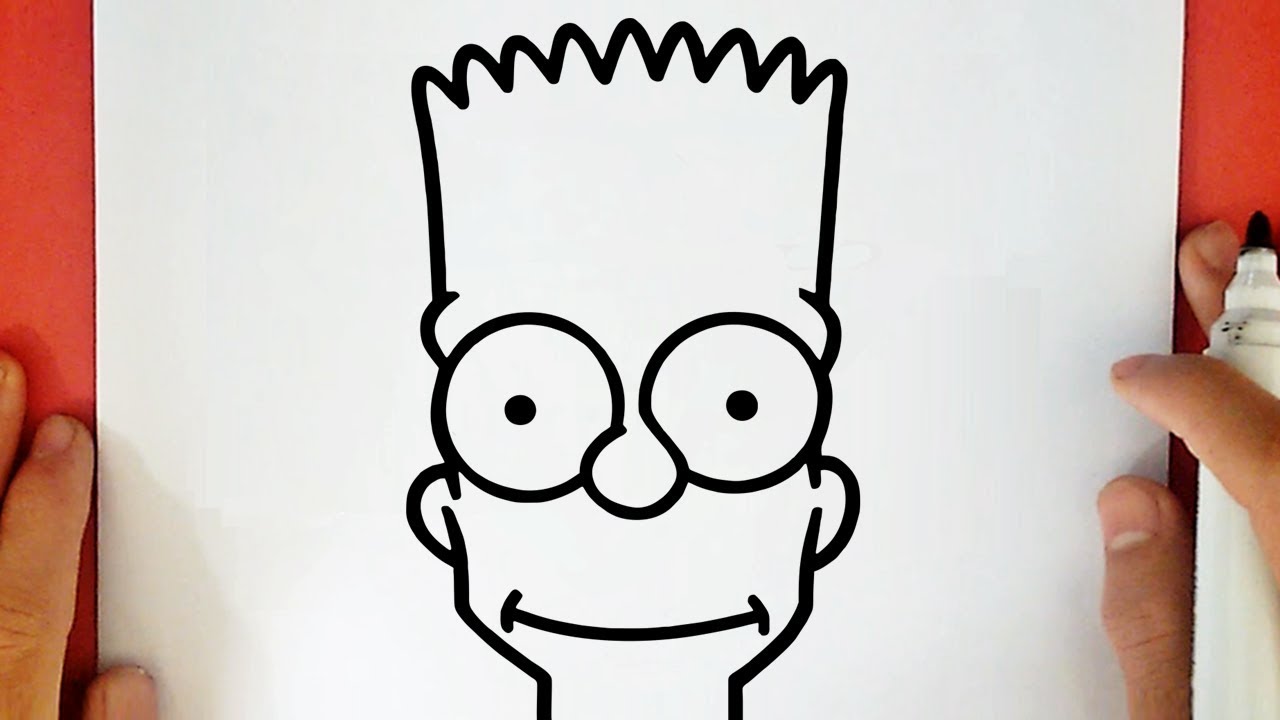 HOW TO DRAW BART SIMPSON