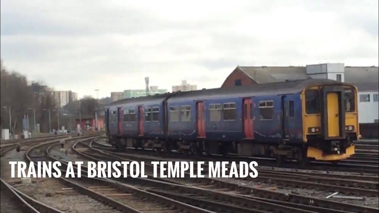 Trains at Bristol temple meads 17/02/17