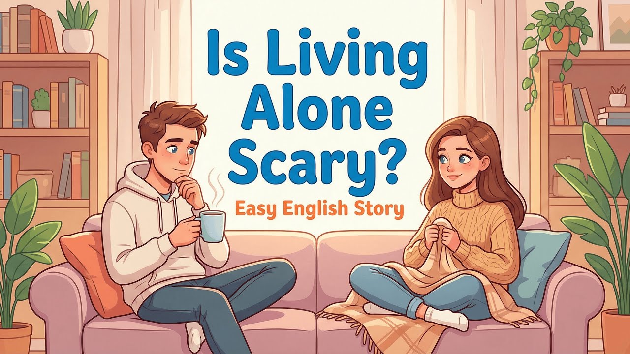 Living Alone for the First Time | Easy English Listening (A1–B2) | English Podcast