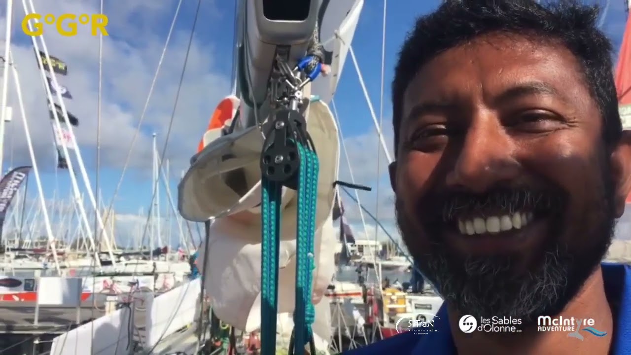 #ggr2022  Solo Sailor Small Boat Tour -  Abhilash Tomy Rustler 36 Bayanat