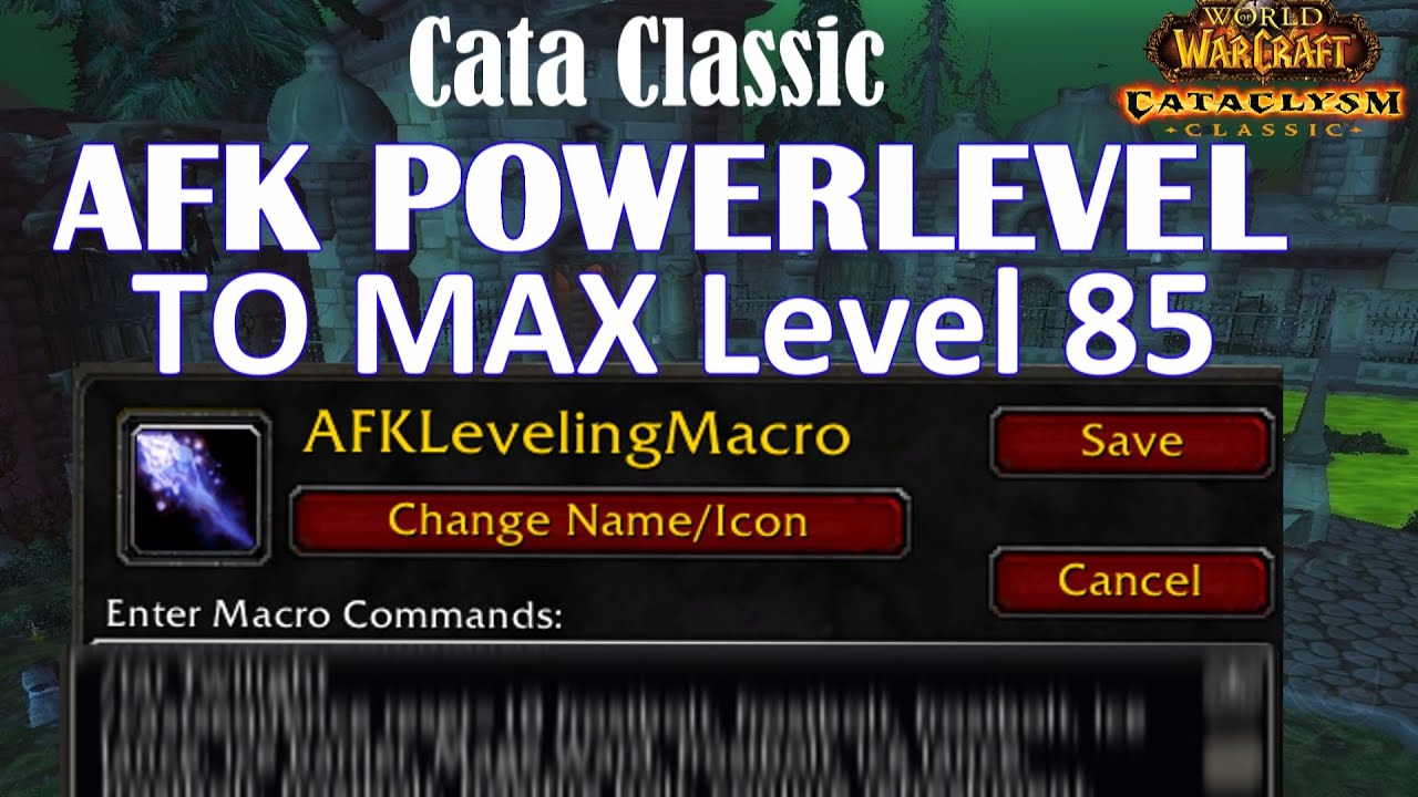 How to level to 85 while AFK with hyper spawns | Cata Classic |