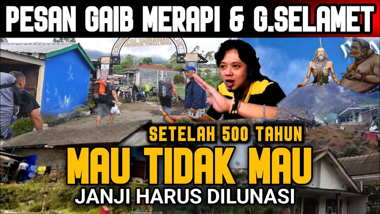 2 Gunung Berapi Di Jawa Kirim Kode, Pertanda Apa Ini? Mas Tinus - Ngaji Kejawen