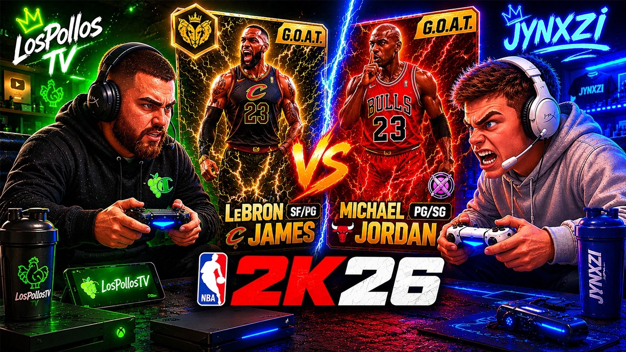 LOSPOLLOSTV ПРОТИВ JYNXZI: СТАВКА! NBA 2K26 MyTEAM (РЕАКЦИЯ)