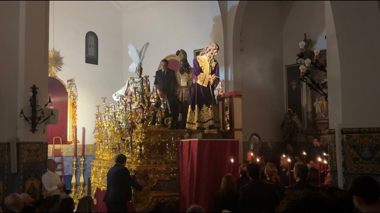 Subida al paso del Soberano Poder ante Caifás de San Gonzalo 2024 Sevilla